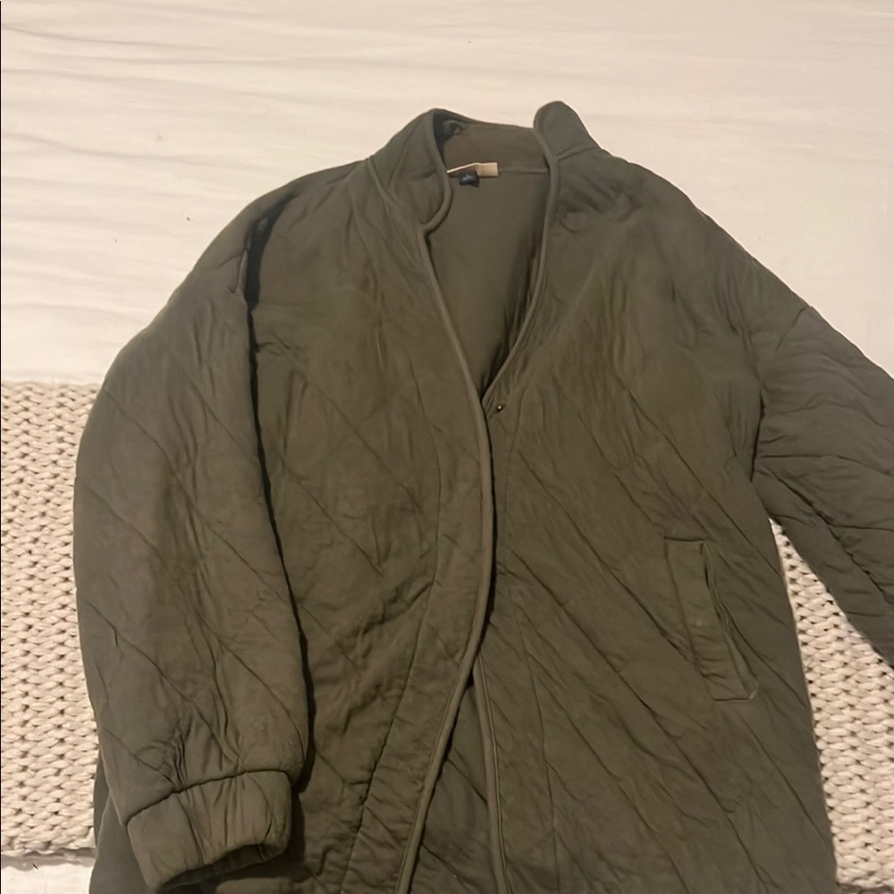 Olive Quilted Women's Jacket